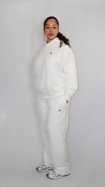 ELIAEAST White Sweatpants