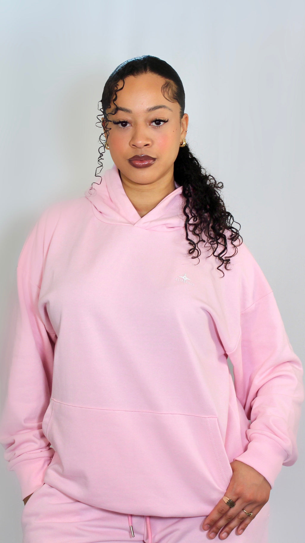 ELIAEAST Coral Hoodie