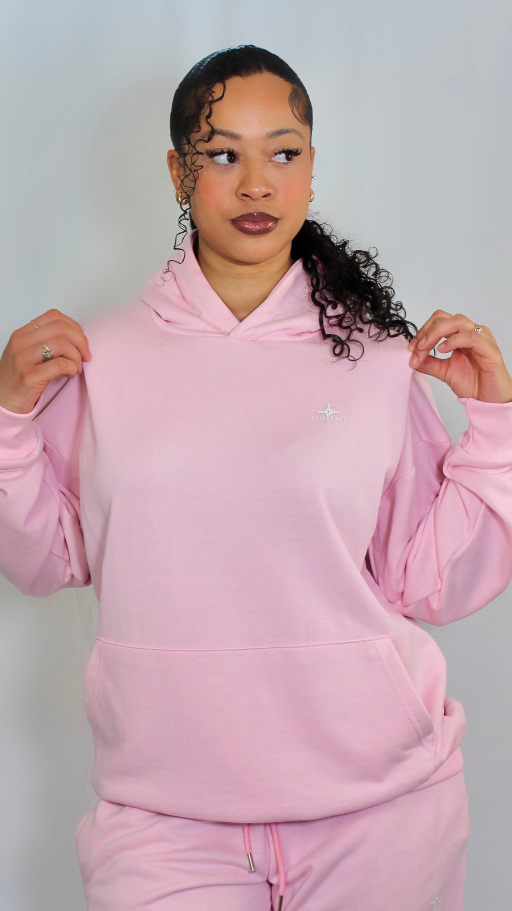 ELIAEAST Coral Hoodie