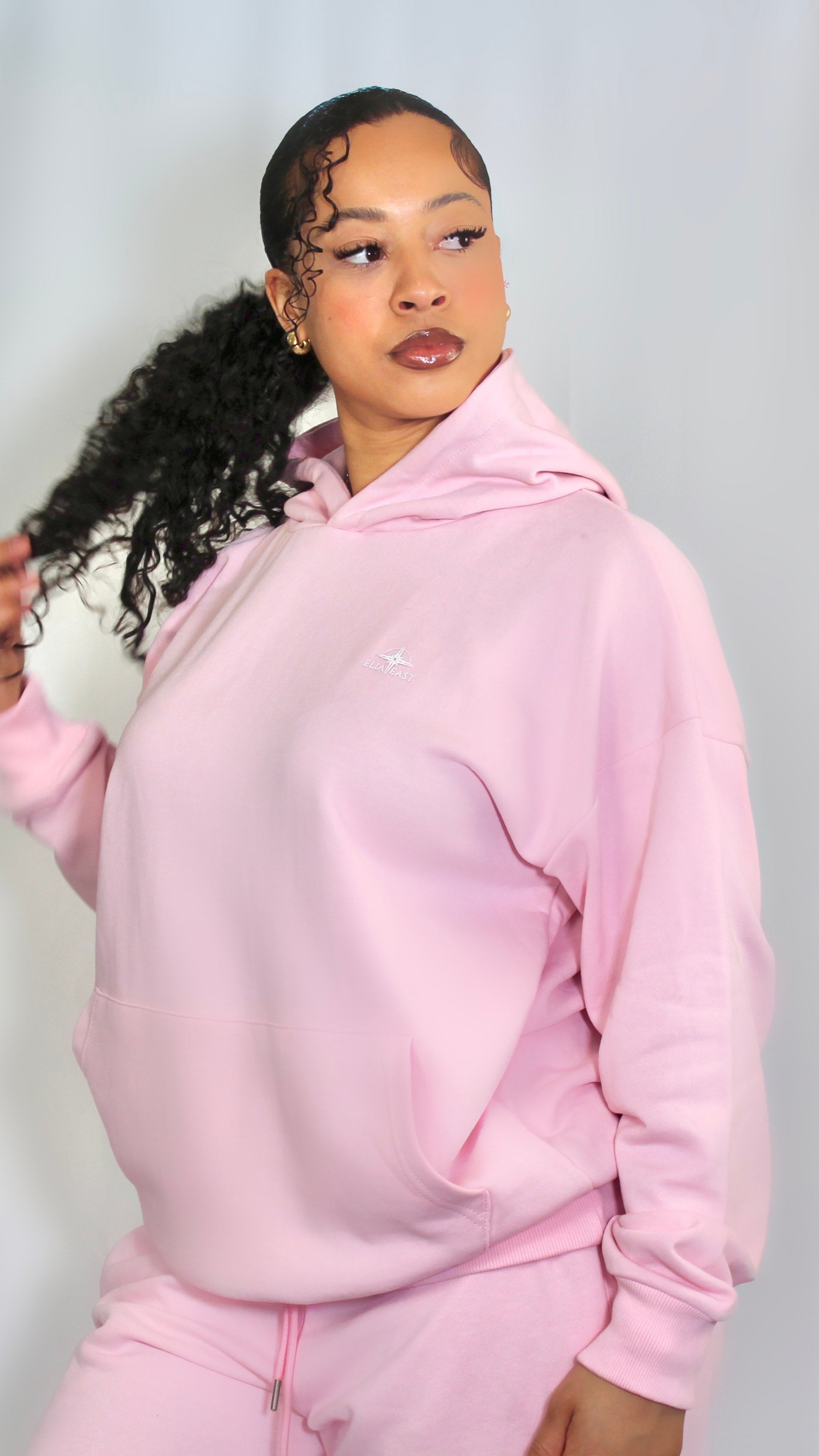 ELIAEAST Coral Hoodie