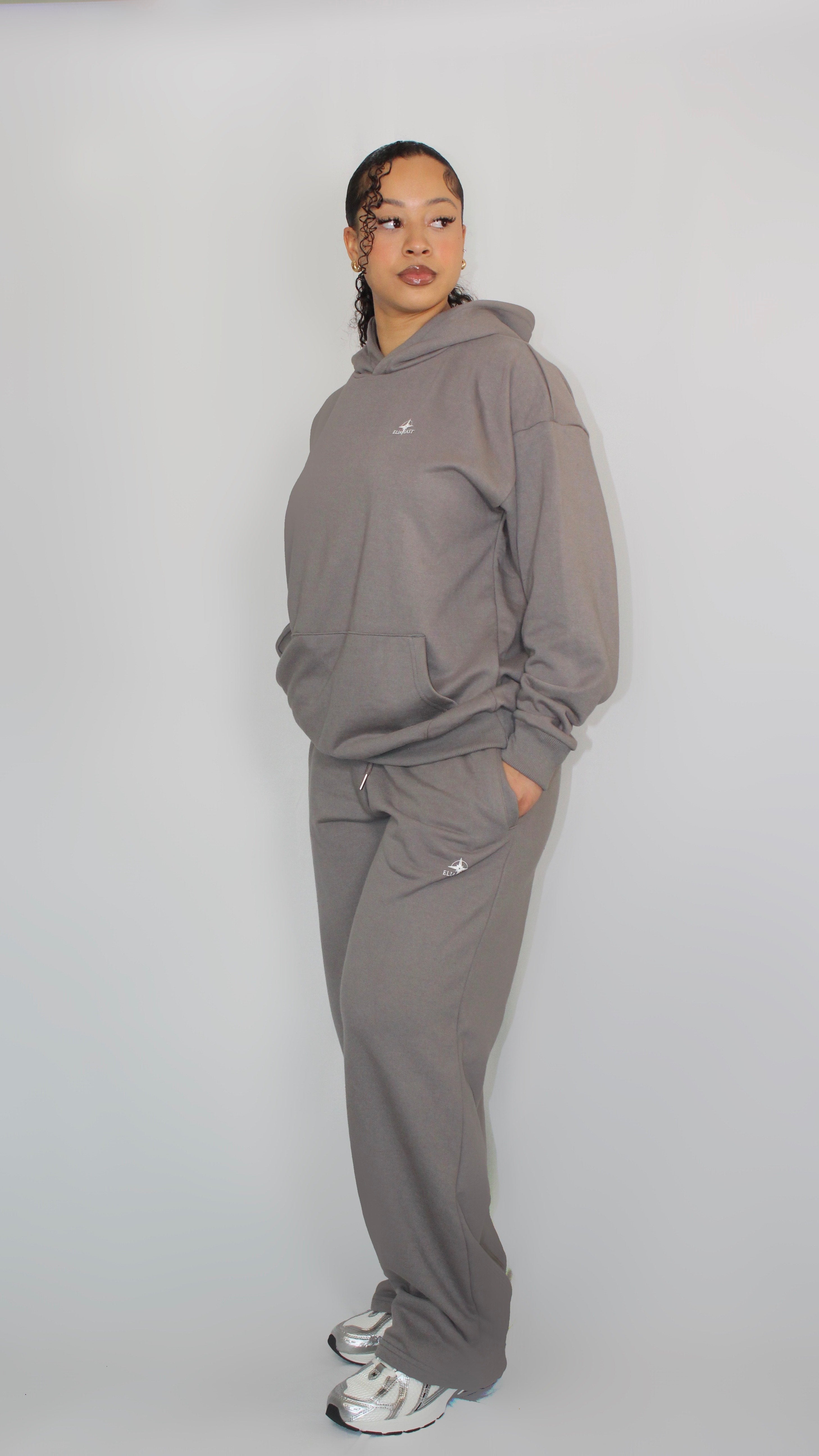 ELIAEAST Stone Gray Sweatpants