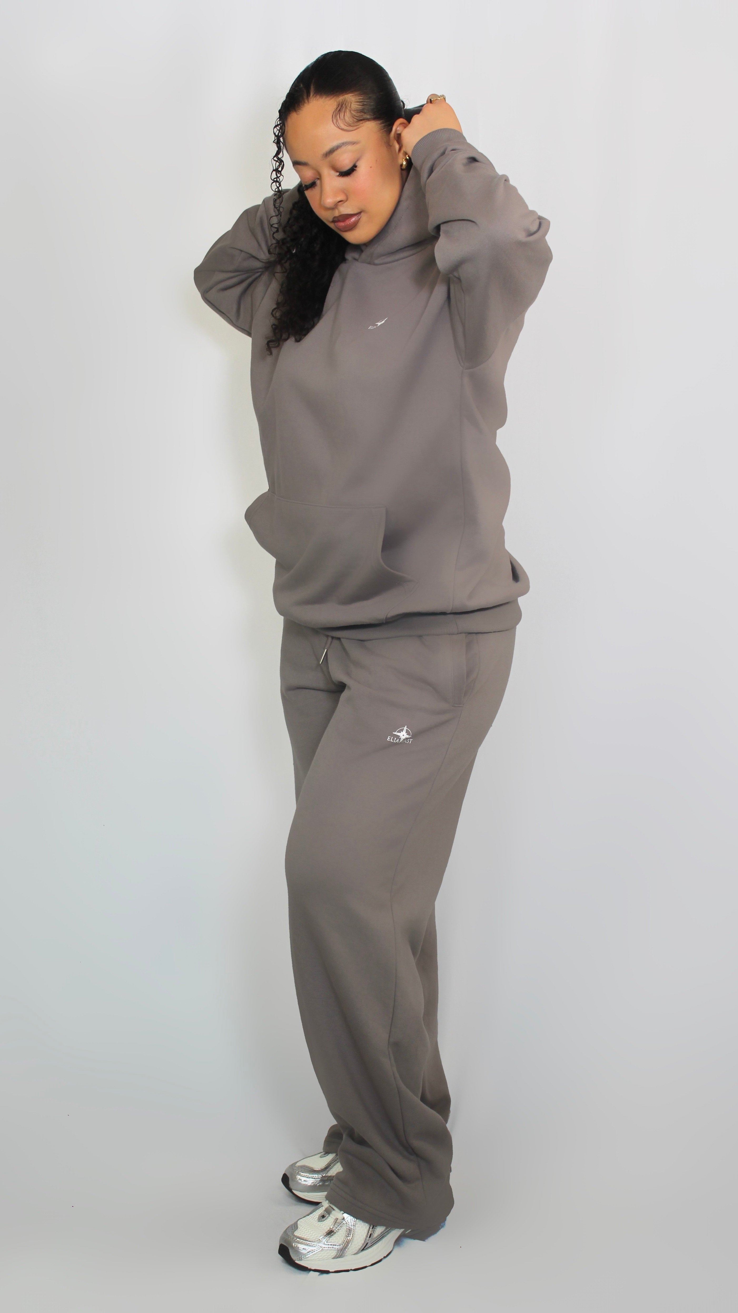 ELIAEAST Stone Gray Sweatpants