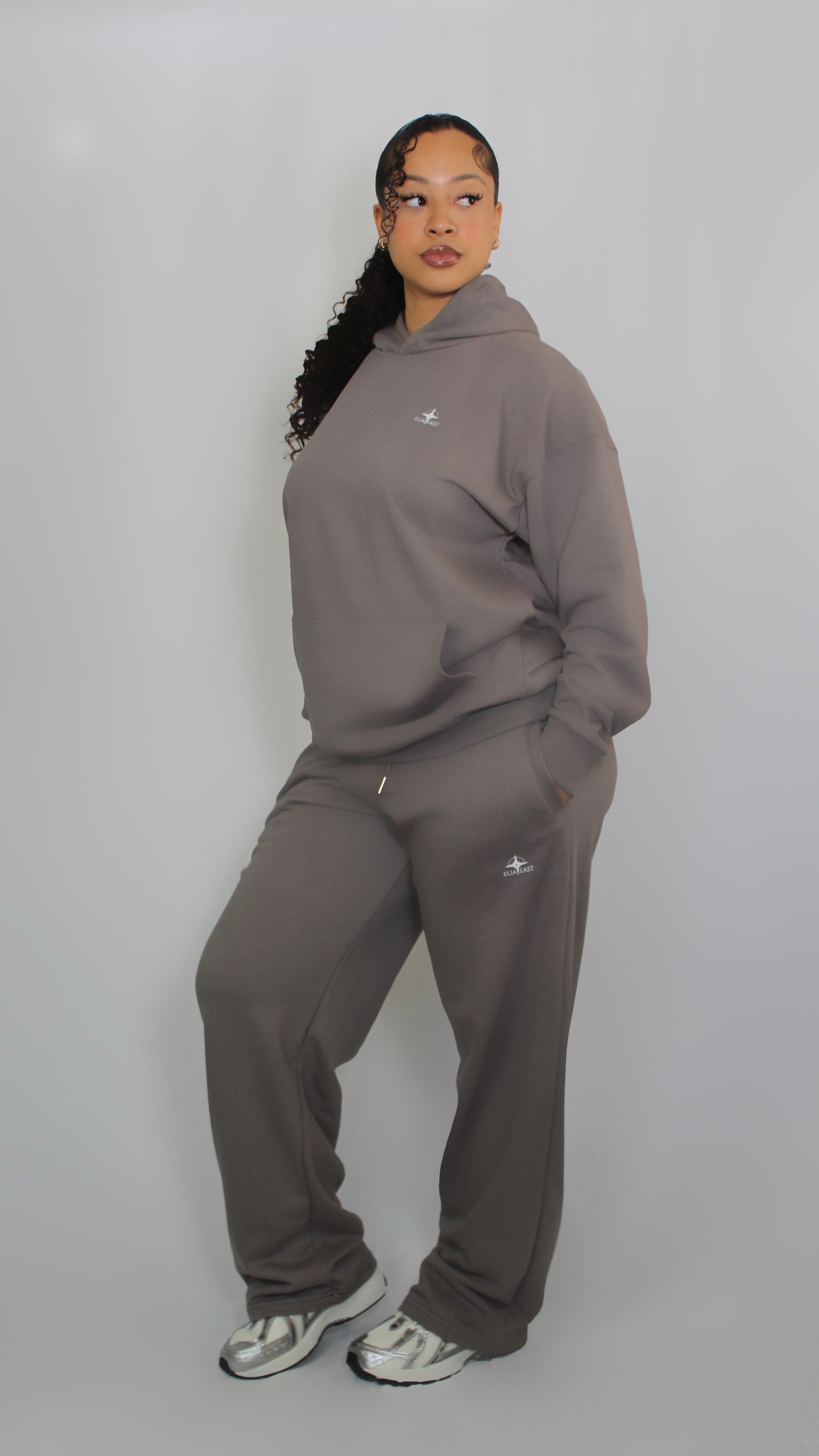 ELIAEAST Stone Gray Sweatpants