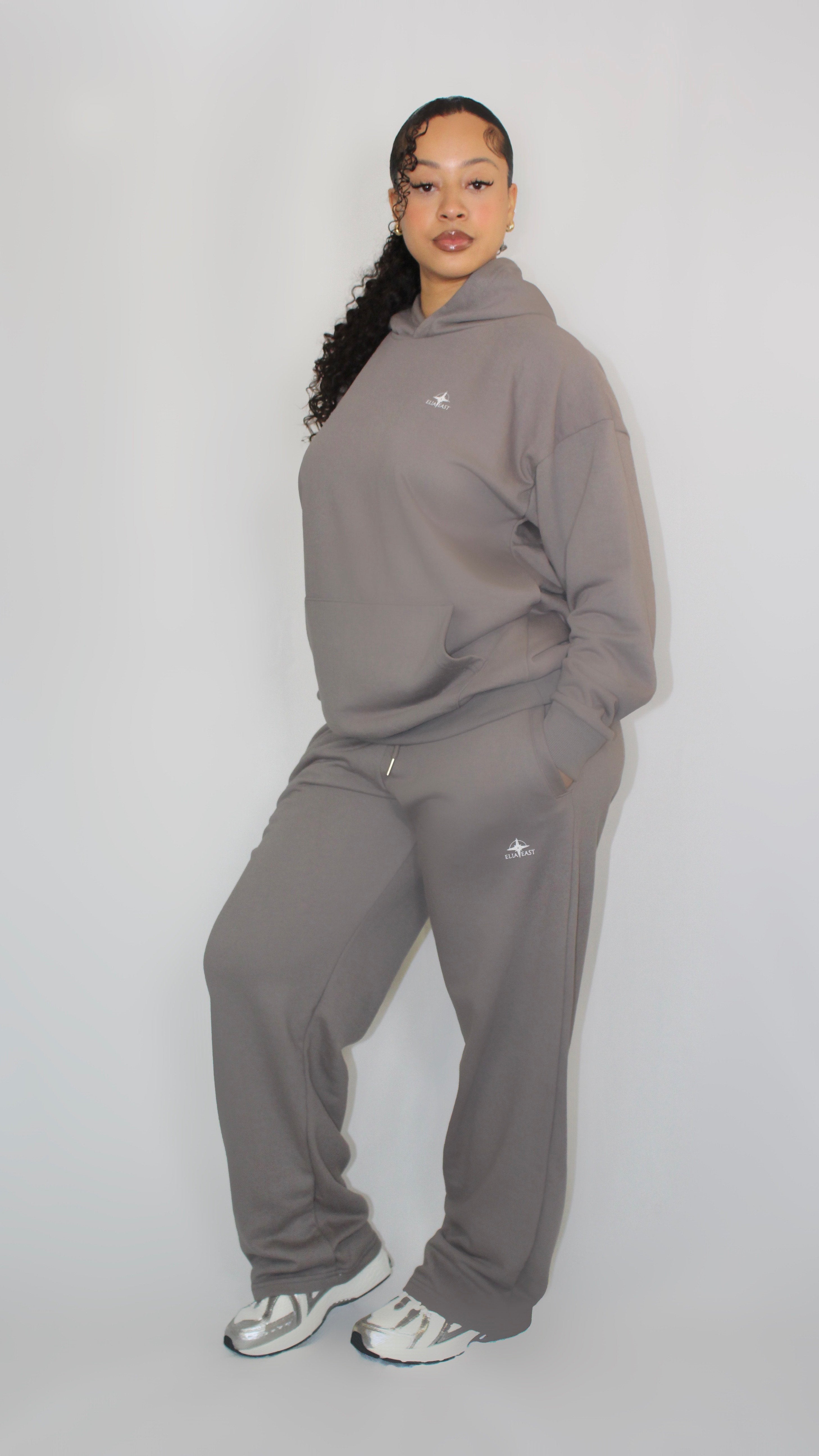 ELIAEAST Stone Gray Sweatpants