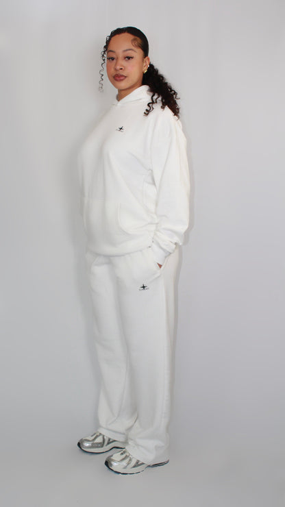 ELIAEAST White Sweatpants