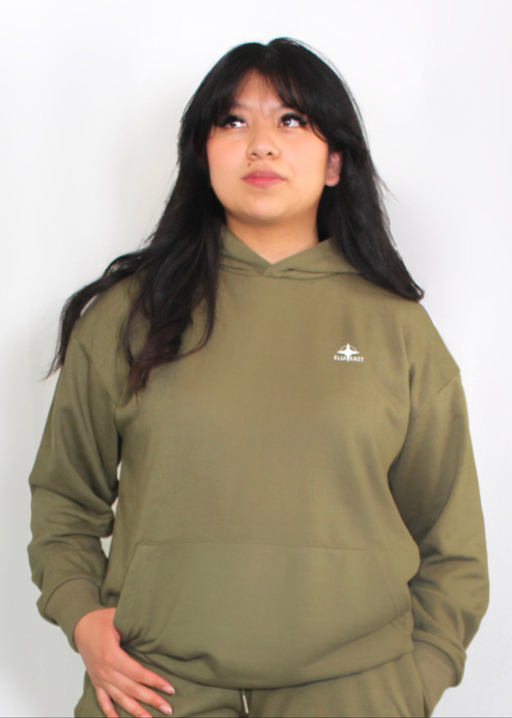 ELIAEAST Olive Hoodie