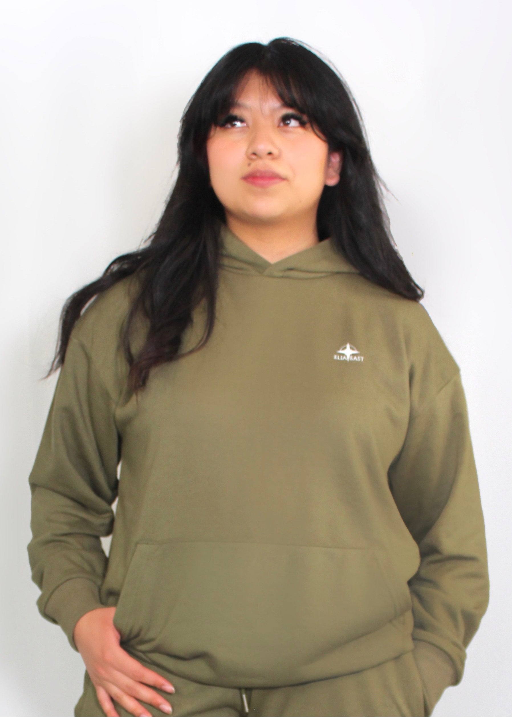 ELIAEAST Olive Hoodie