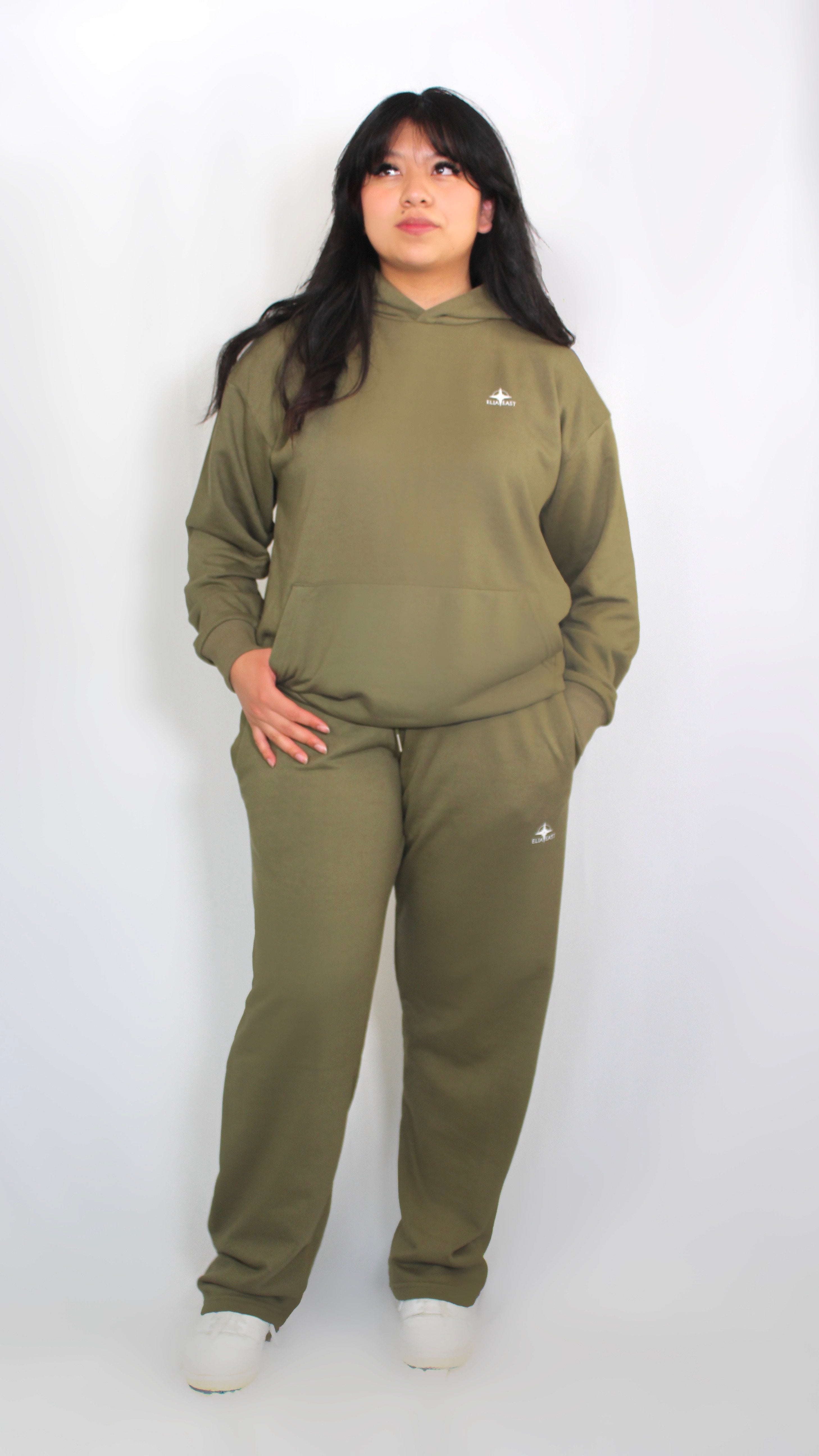 ELIAEAST Olive Sweatpants